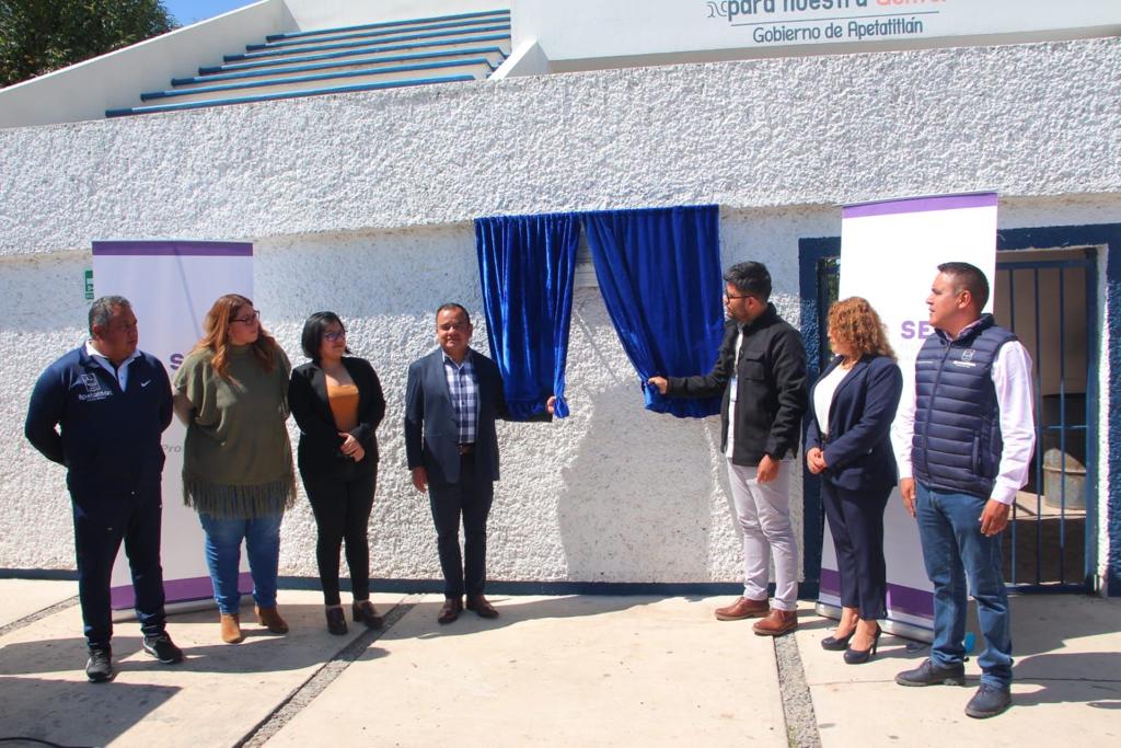 Unidad Deportiva de Apetatitlán recibe reconocimiento como entorno saludable